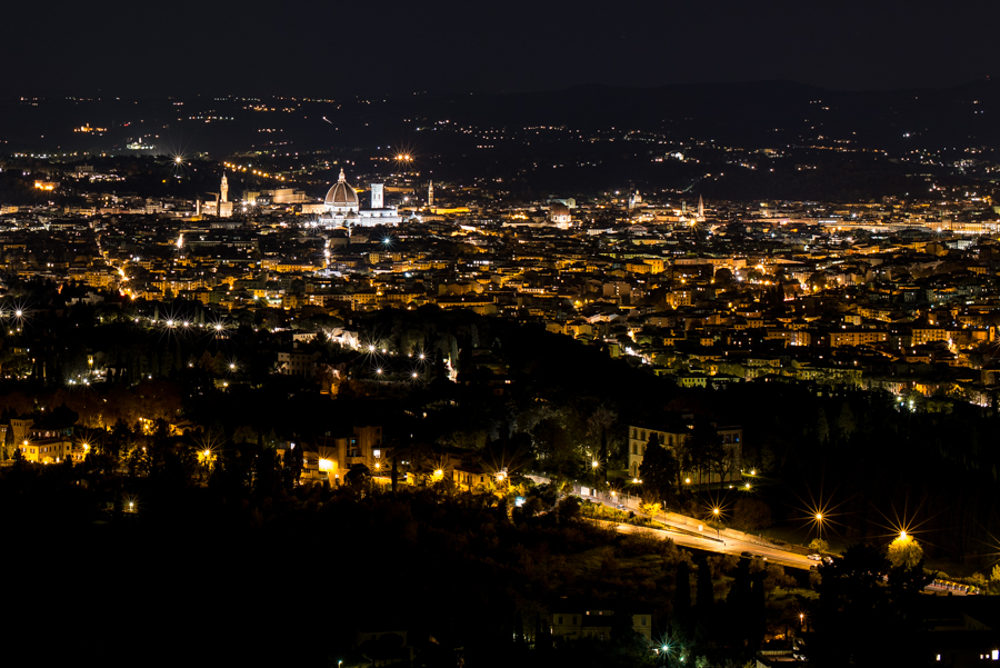 Firenze di notte: un test cattivo per un 50mm f1.2