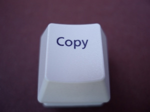 copy button