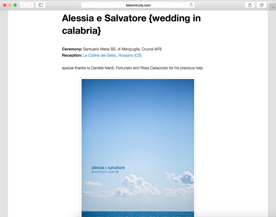 Alessia e Salvatore – wedding con fabiomirulla.com